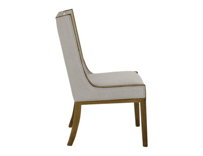 Franz Dining End Chair - Ivory & Earth
