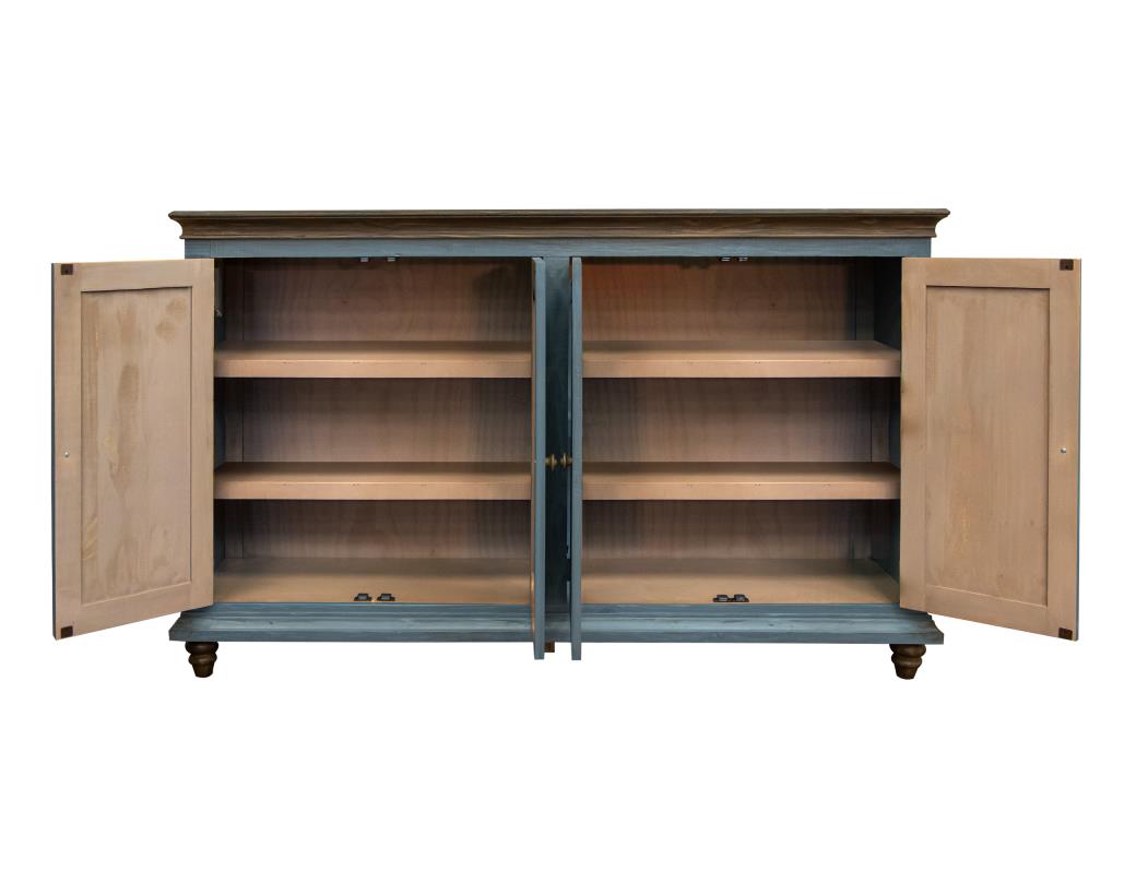 Greta 71" 4 Door Reclaimed Pine Sideboard