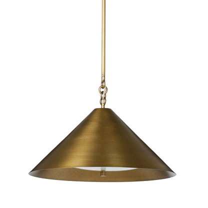Mozelle 26" Pendant - Milk Glass