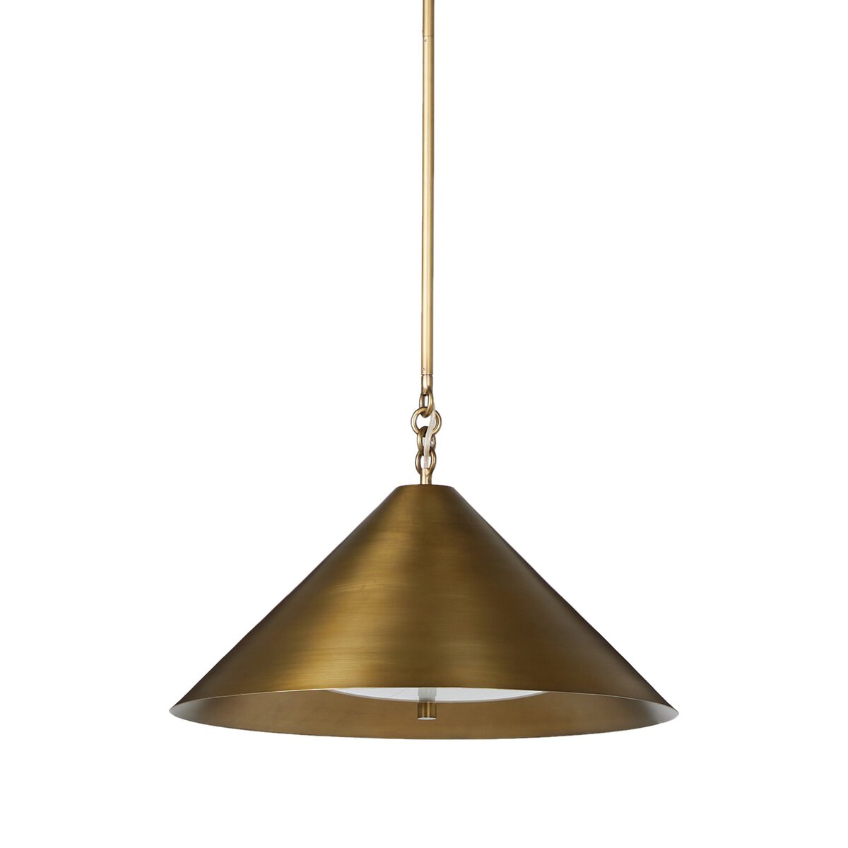 Mozelle 26" Pendant - Milk Glass