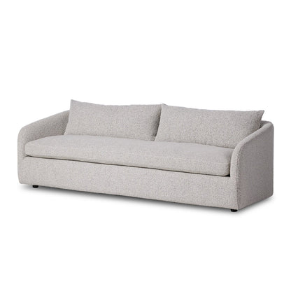 Linnea 97" Bench Cushion Sofa - Knoll Domino