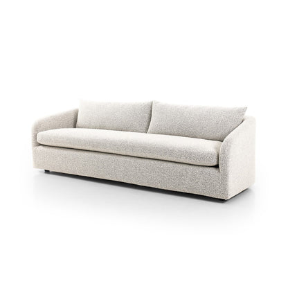 Linnea 97" Bench Cushion Sofa - Knoll Domino
