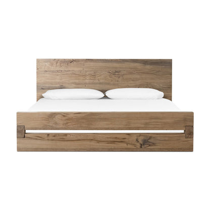 Eliza 85" Reclaimed Oak King Bed - Natural