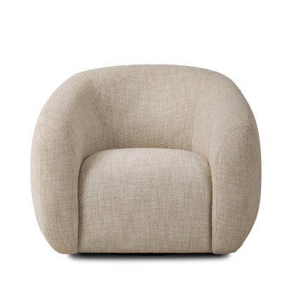Isabella 39" Upholstered Swivel Chair - Yuma Cream