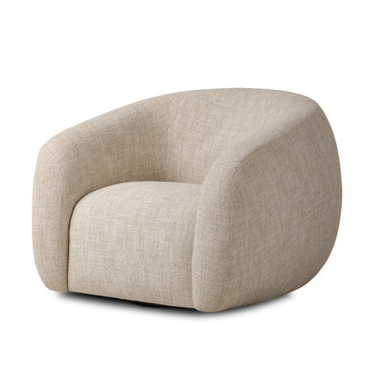 Isabella 39" Upholstered Swivel Chair - Yuma Cream