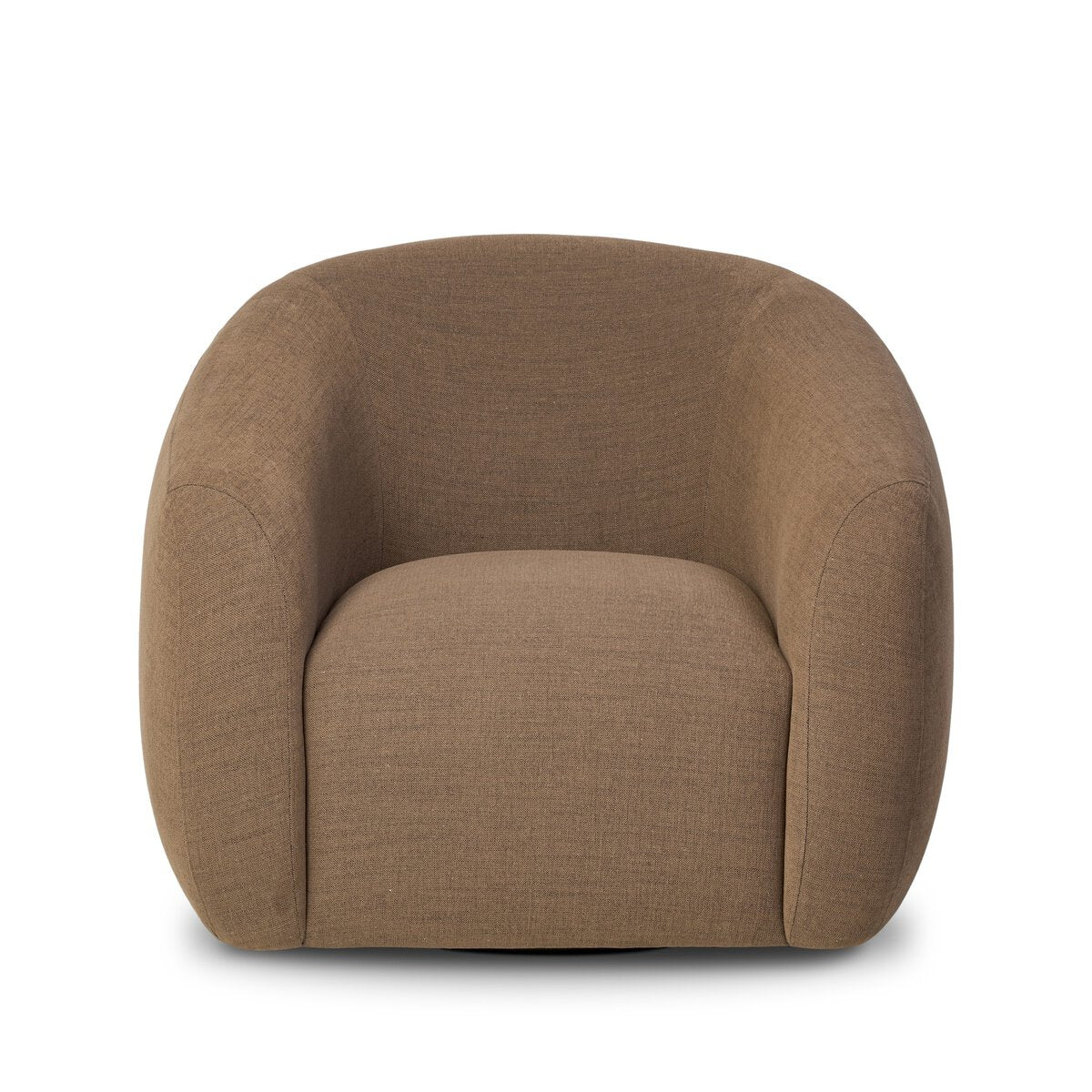 Isabella 39" Swivel Chair - Performance Mushroom