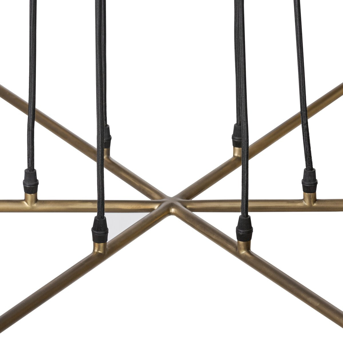 Leland 44" Chandelier - Aged Brass