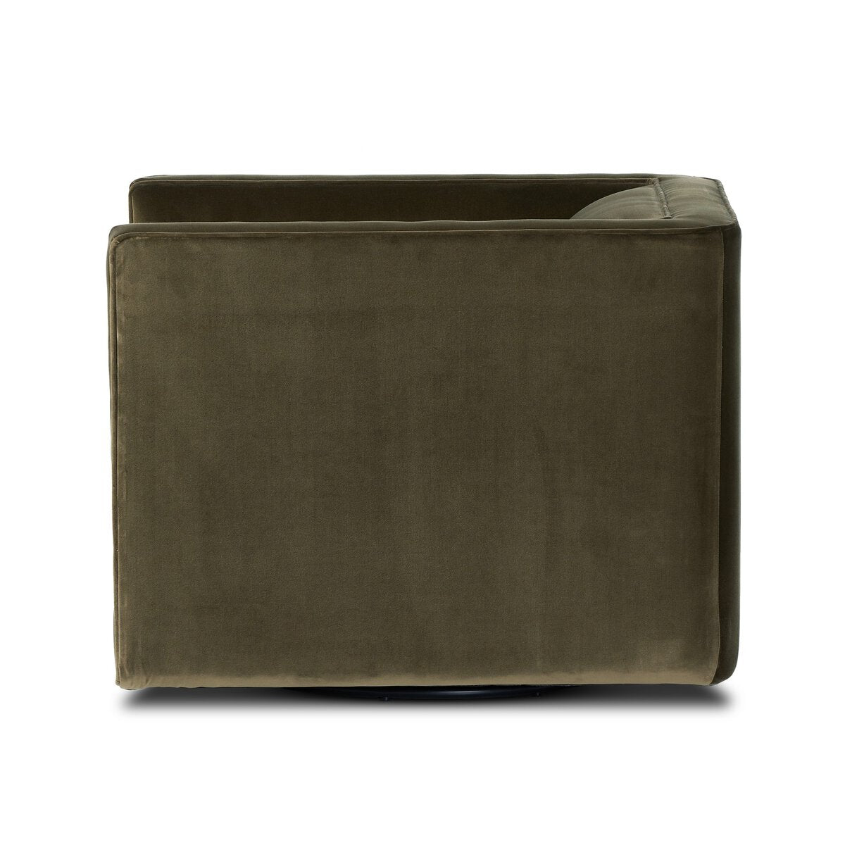 Philips 34" Upholstered Swivel Chair - Surrey Olive