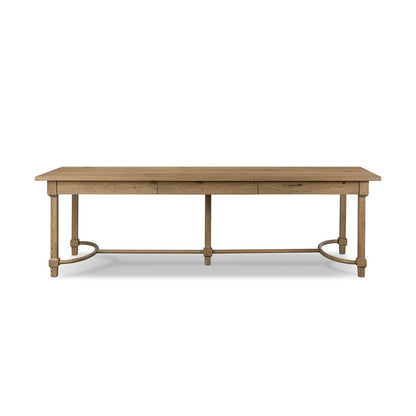 Annabel 100" Rectangular Dining Table - Worn Oak