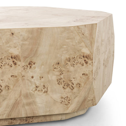 Bridget 45" Coffee Table - Light Burl