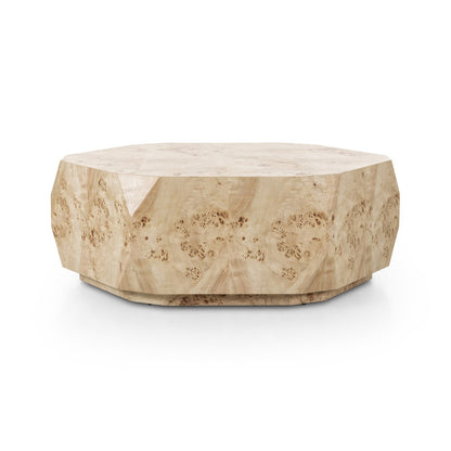 Bridget 45" Coffee Table - Light Burl
