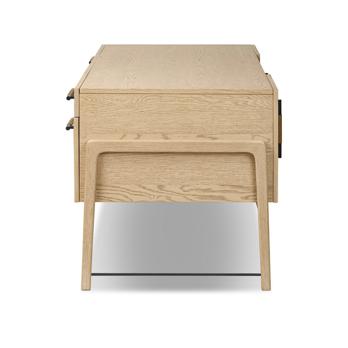 Randle 73" Executive Desk - Yucca Oak