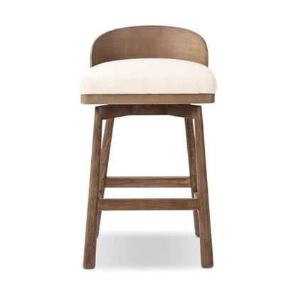 Ashleigh Counter Stool - Performance Thames Cream + Oak