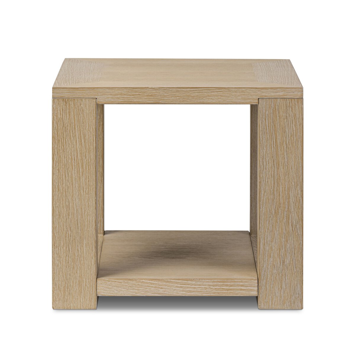Maris 22" Square End Table - Bleached Oak