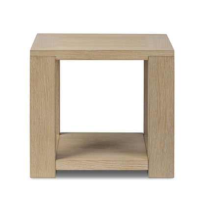 Maris 22" Square End Table - Bleached Oak