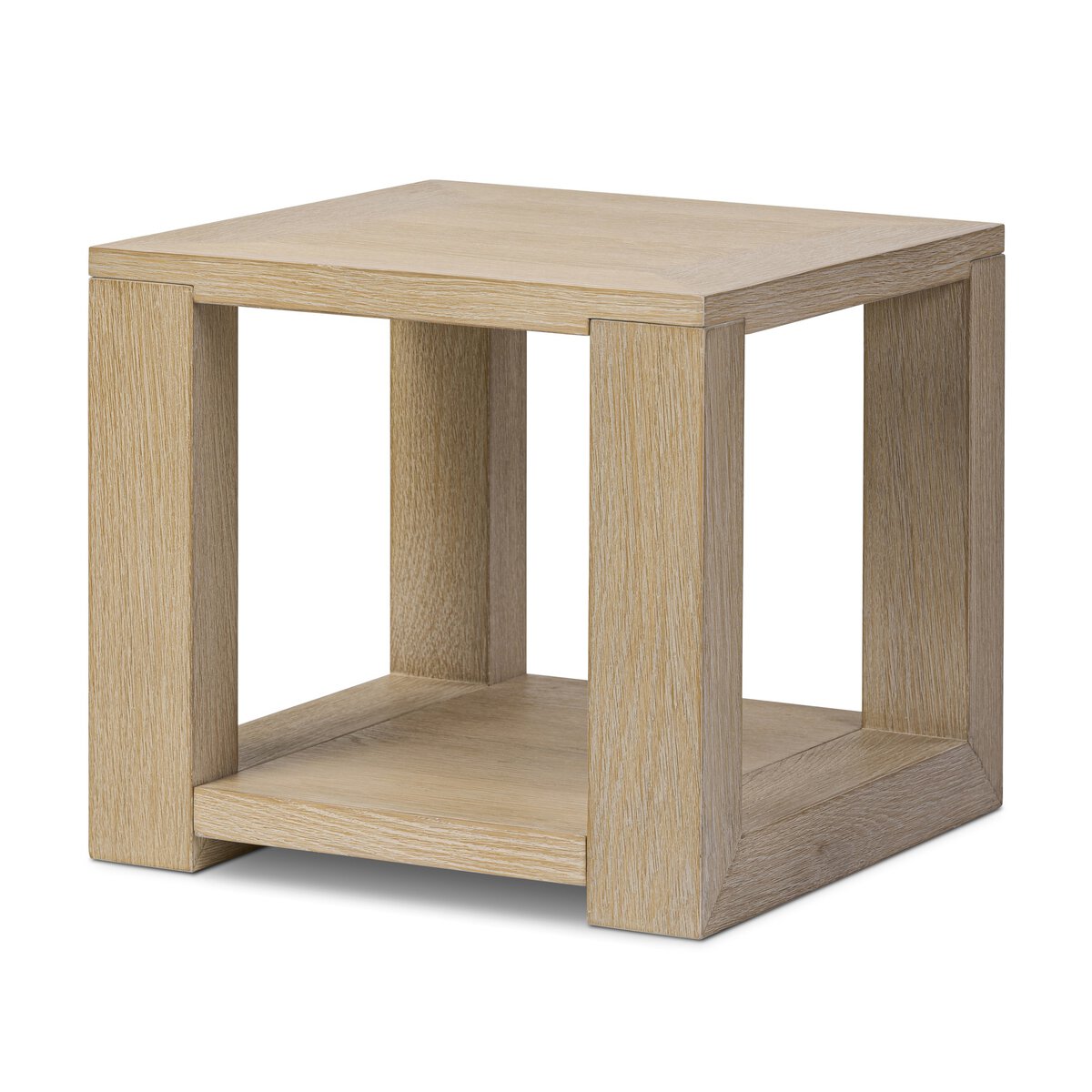 Maris 22" Square End Table - Bleached Oak