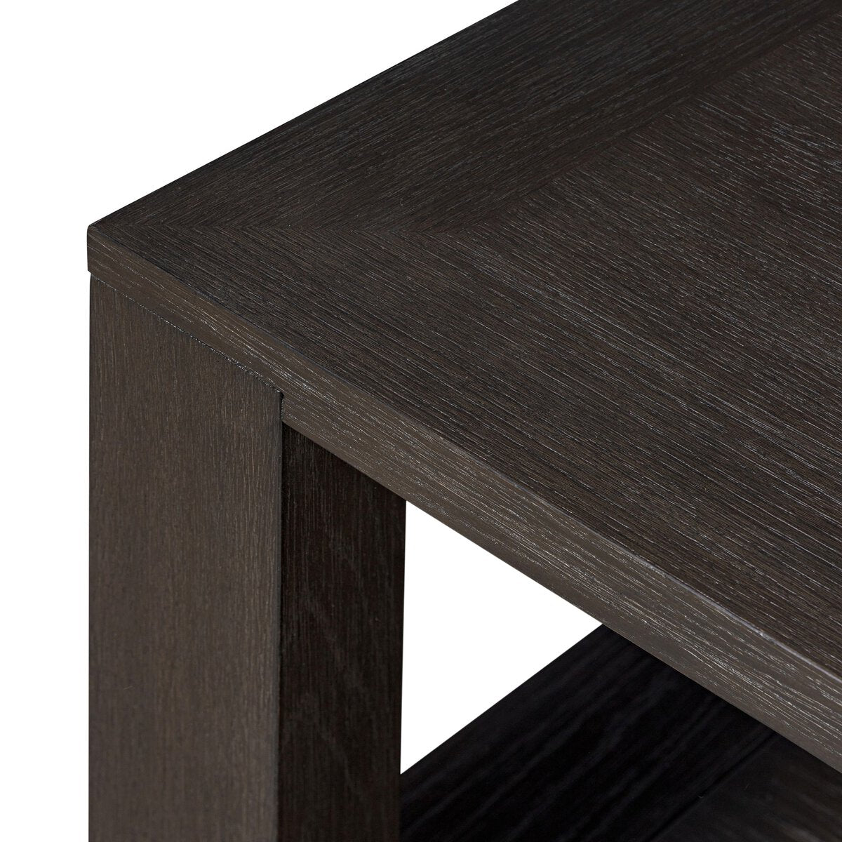Maris 22" Square End Table - Dark Anthracite Oak