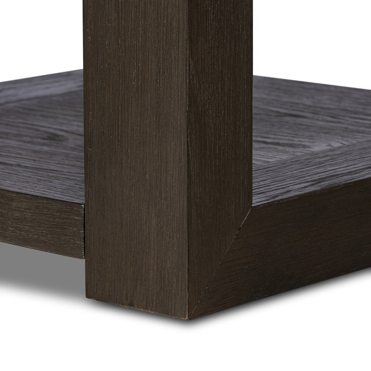 Maris 22" Square End Table - Dark Anthracite Oak
