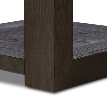 Maris 22" Square End Table - Dark Anthracite Oak