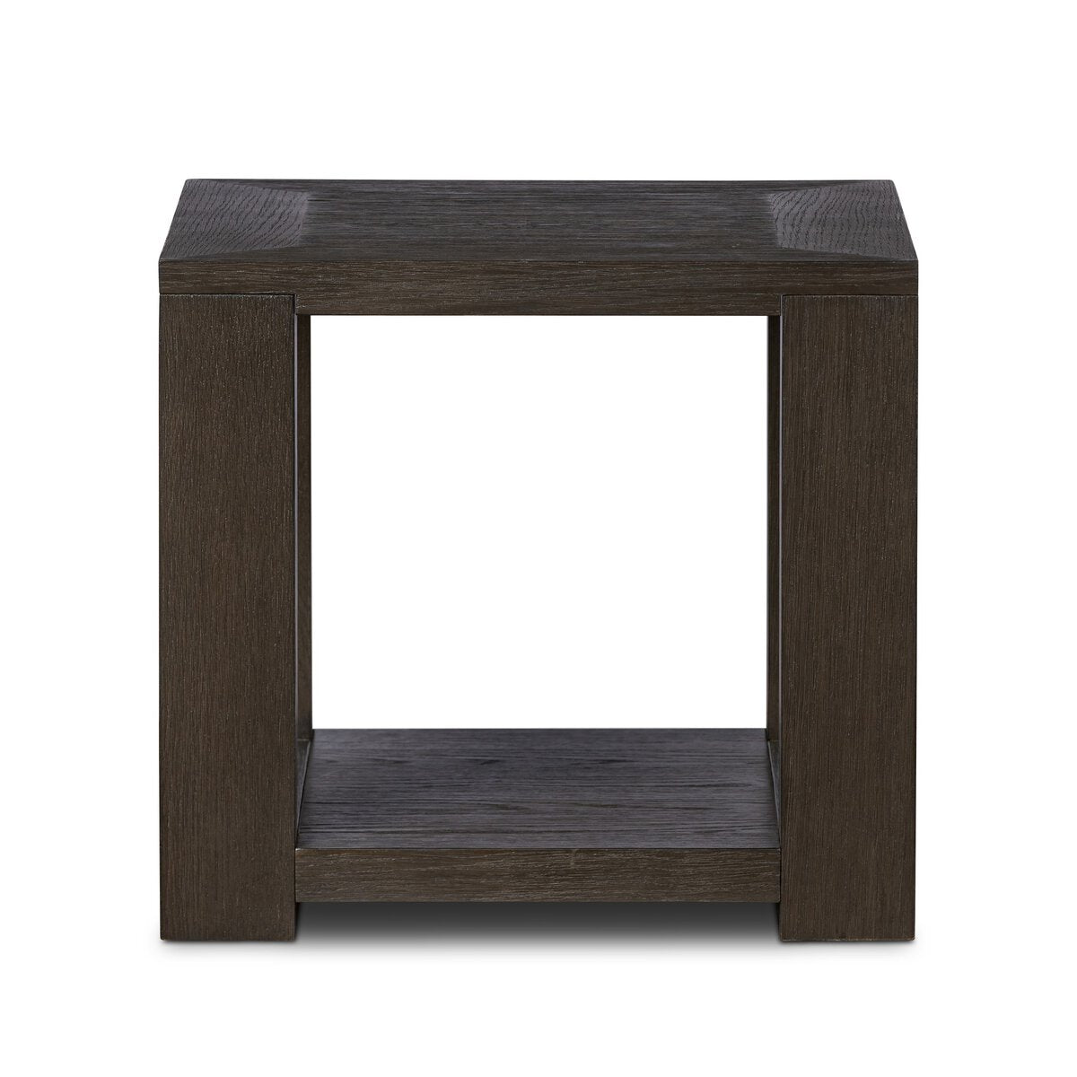 Maris 22" Square End Table - Dark Anthracite Oak