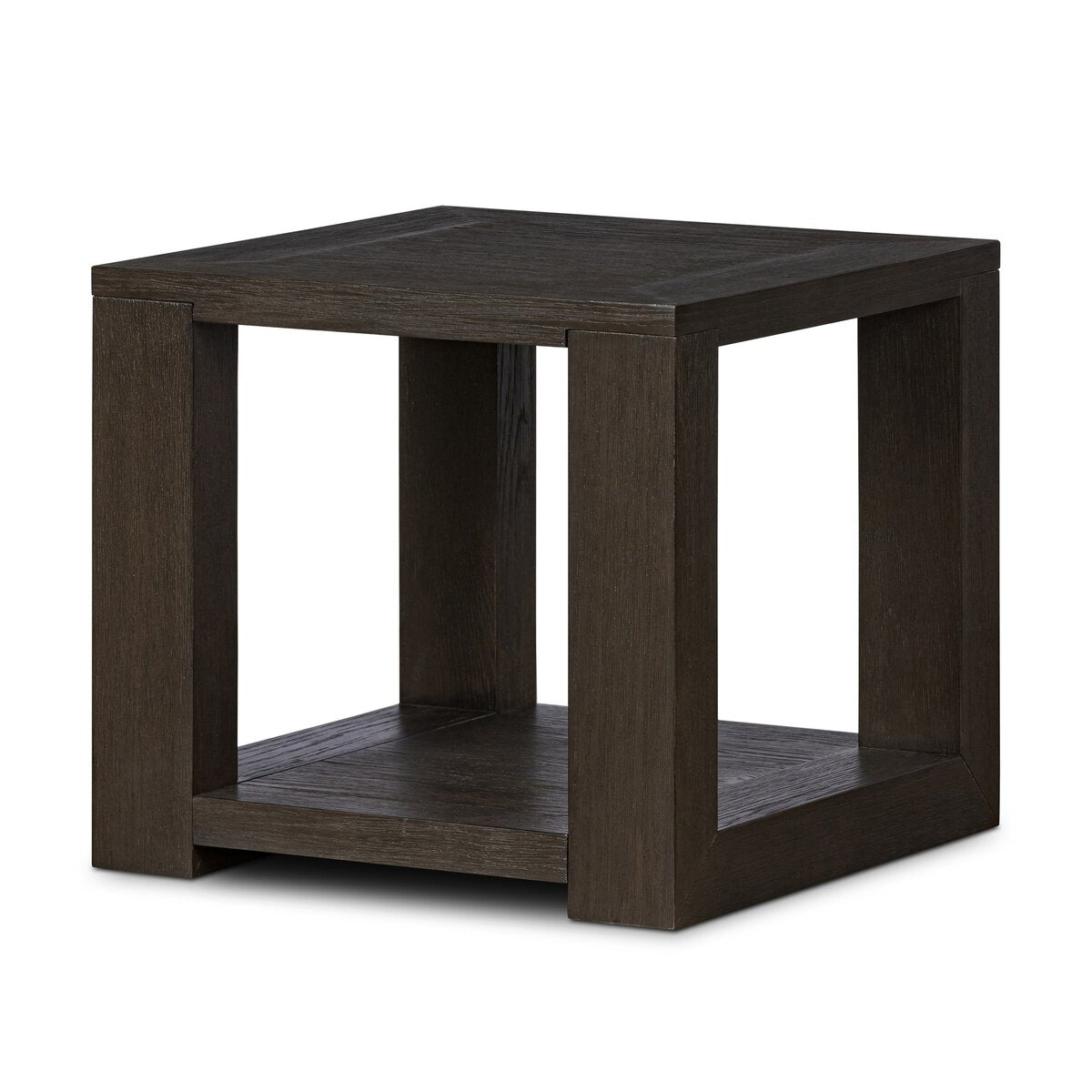 Maris 22" Square End Table - Dark Anthracite Oak