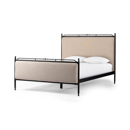Perran 63" King Bed - Laine Natural+ Iron