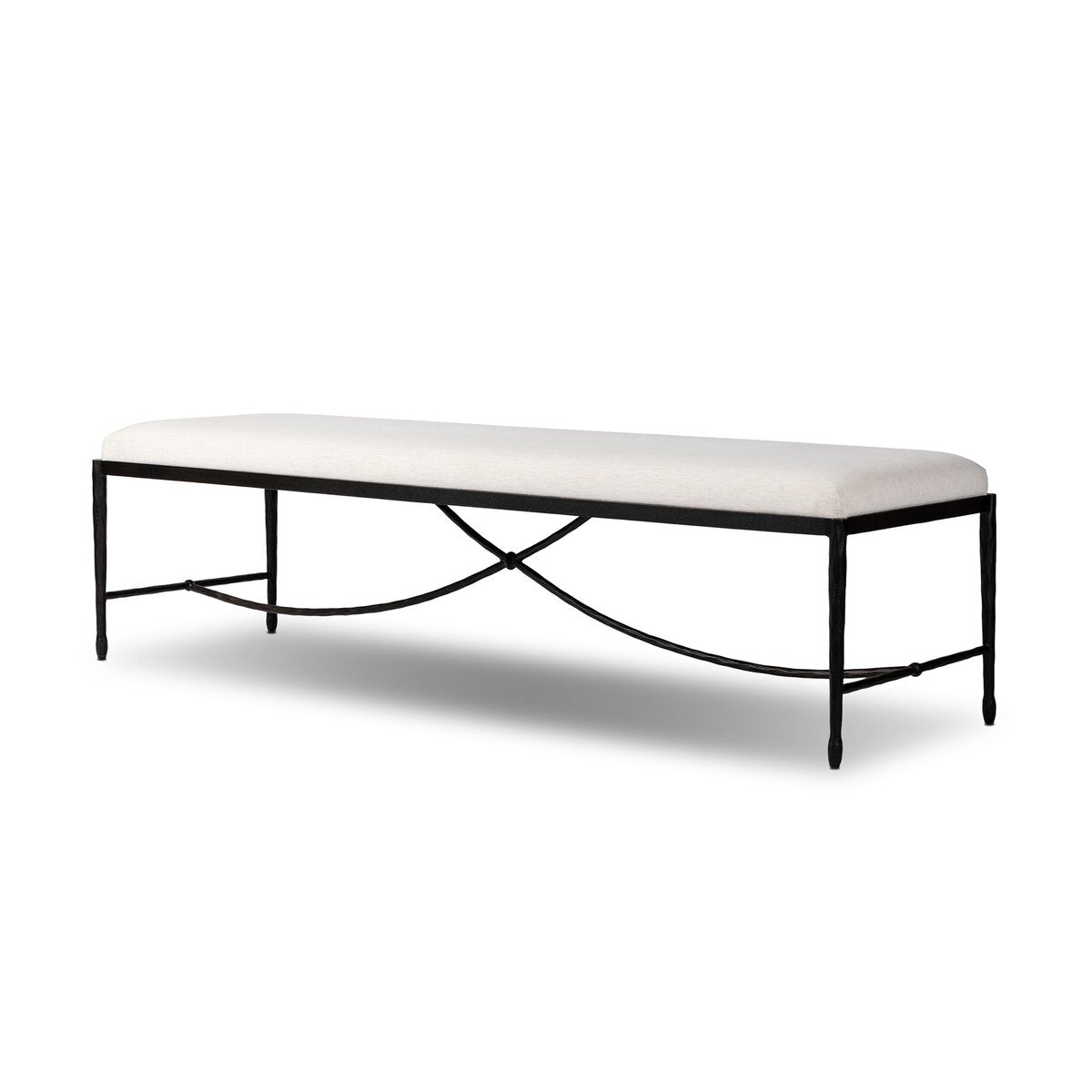 Addison 71" Accent Bench - Crypton Nomad Snow