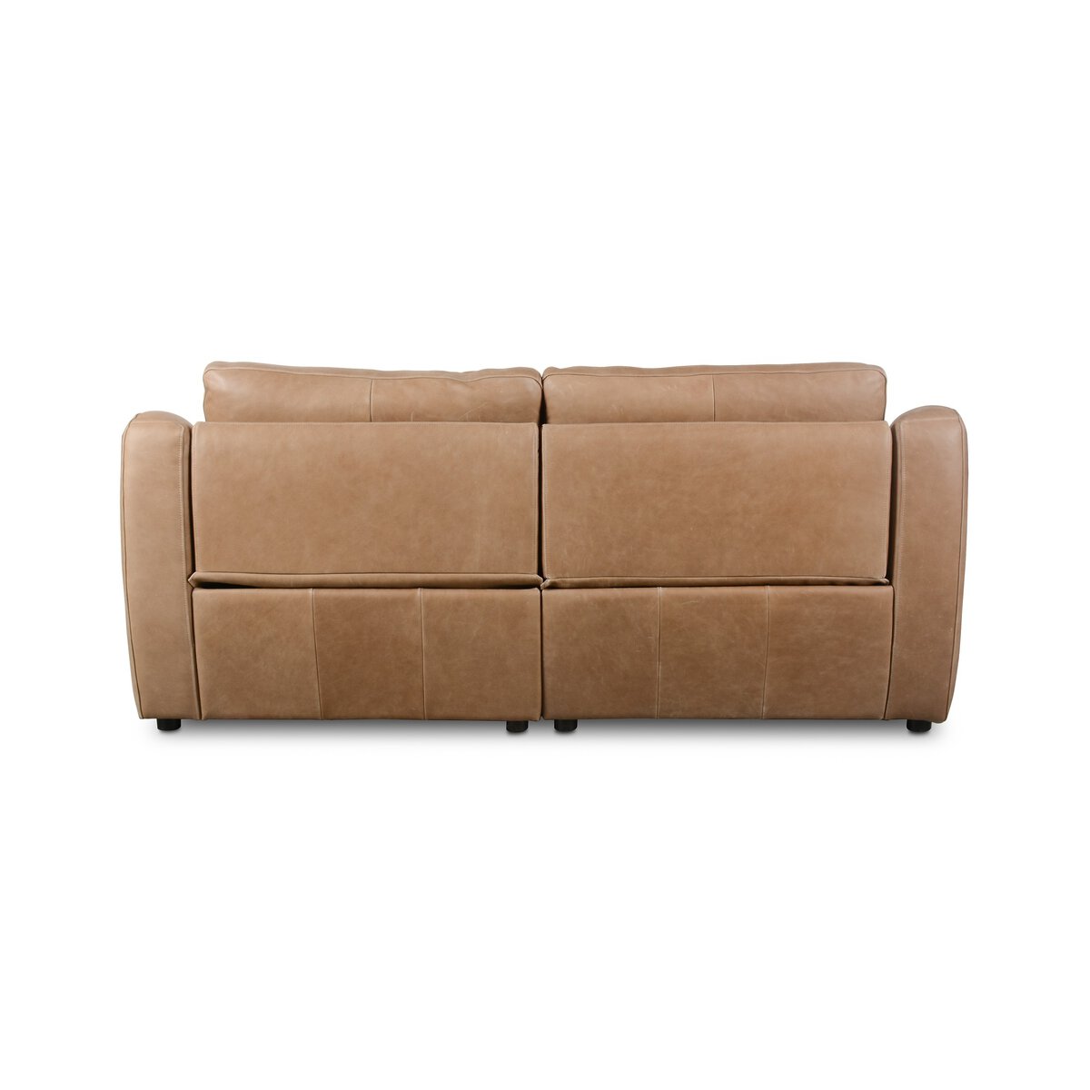 Amata 83" Top Grain Leather 2 Cushion Power Motion Sofa - Palermo Drift