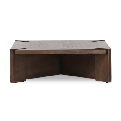 Erika 48" Square Coffee Table - Tobacco Oak