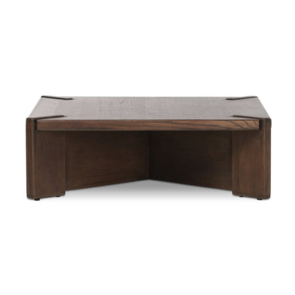 Erika 48" Square Coffee Table - Tobacco Oak