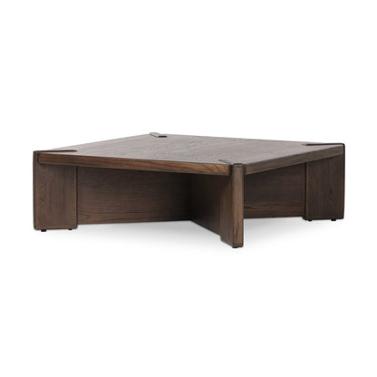 Erika 48" Square Coffee Table - Tobacco Oak