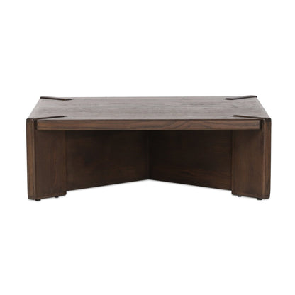 Erika 48" Square Coffee Table - Tobacco Oak