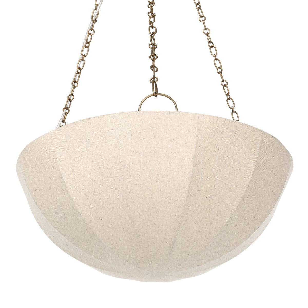 Tangel 24" Pendant - Antique Brass Iron
