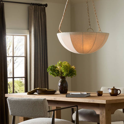 Tangel 24" Pendant - Antique Brass Iron