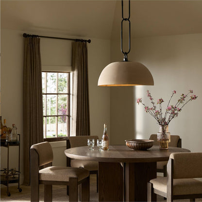 Jessica 28" Pendant - Tan Speckled Ceramic