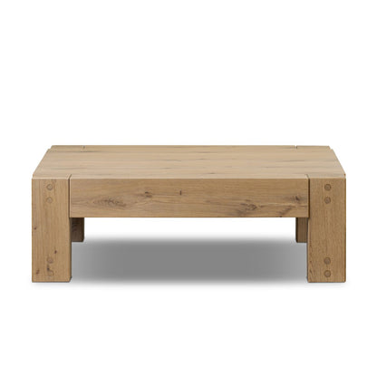 Kai 48" Oak Coffee Table - Aged Smoked Oak