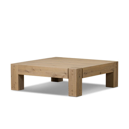 Kai 48" Oak Coffee Table - Aged Smoked Oak