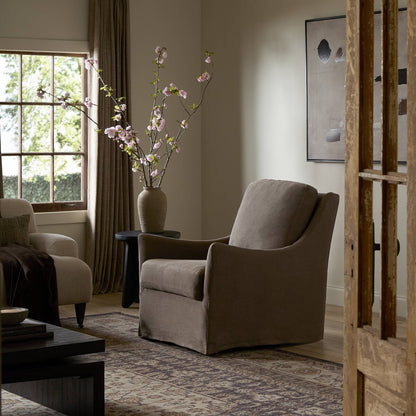 Enzo 33" Swivel Chair - Broadway Coffee