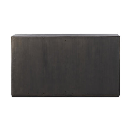 Kienna 75" 6 Drawer Dresser - Smoked Black