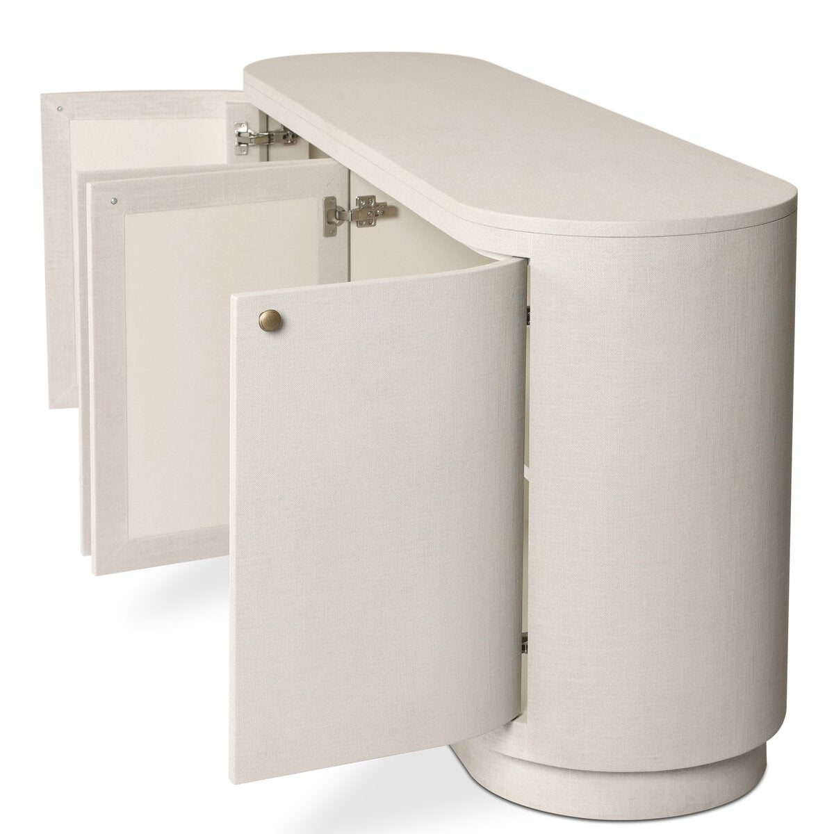 Marjorie 72" 4 Door Sideboard - Ivory Painted Linen