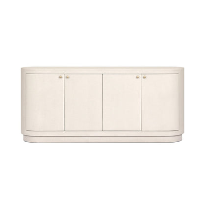 Marjorie 72" 4 Door Sideboard - Ivory Painted Linen