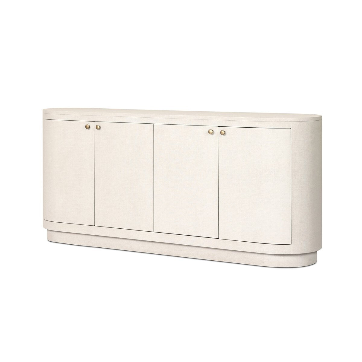 Marjorie 72" 4 Door Sideboard - Ivory Painted Linen