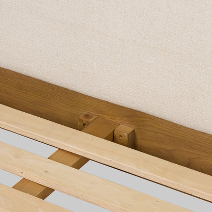 Genevieve 89" King Bed - Performance Omari Natural