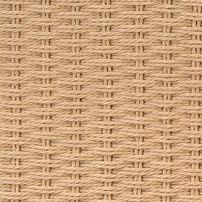 Carmela 50" Square Glass Coffee Table - Tempered Glass + Medium Brown Oak