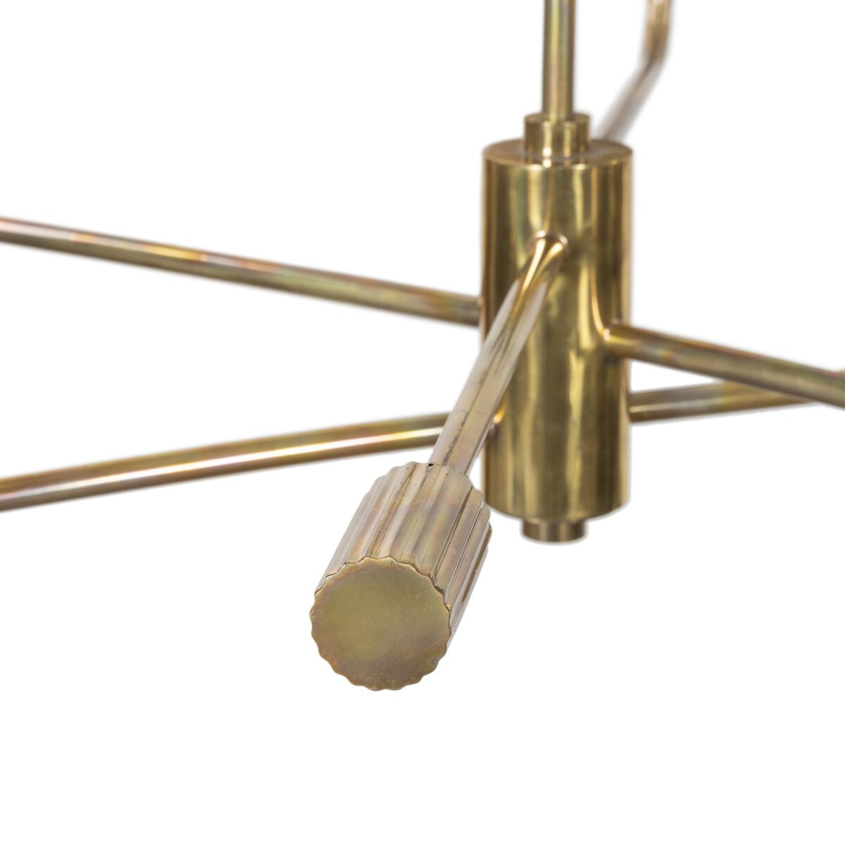 Liora 39" Chandelier - Burnt Brass