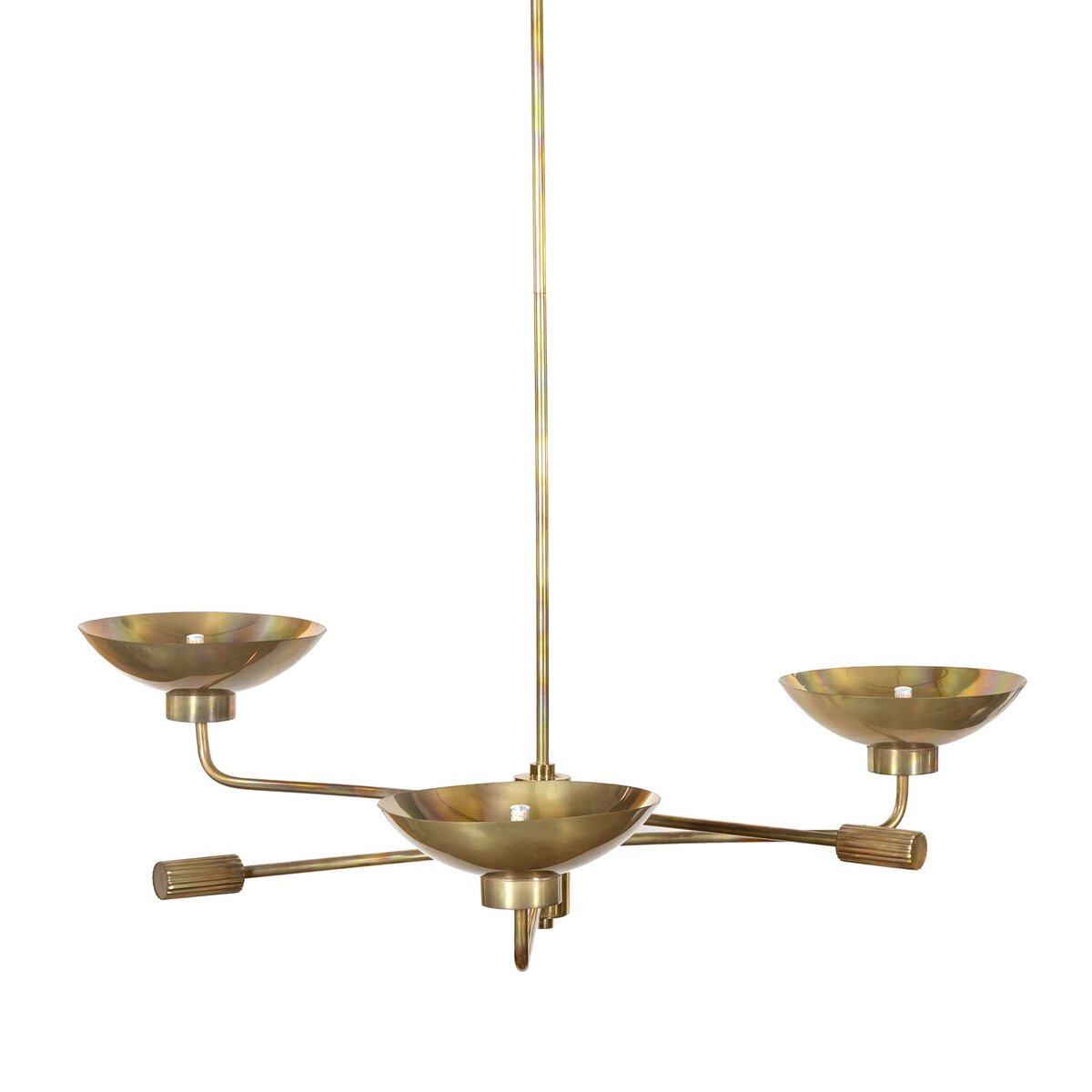 Liora 39" Chandelier - Burnt Brass