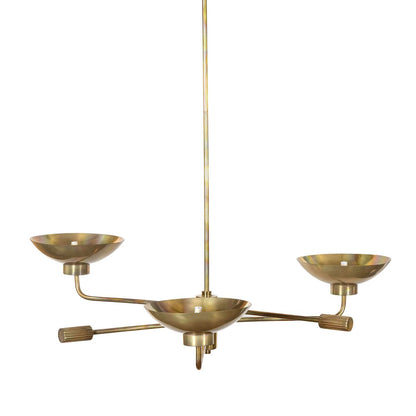 Liora 39" Chandelier - Burnt Brass