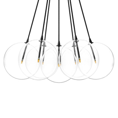 Evelyn 52" Linear Chandelier - Antiqued Iron