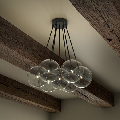 Evelyn 52" Linear Chandelier - Antiqued Iron