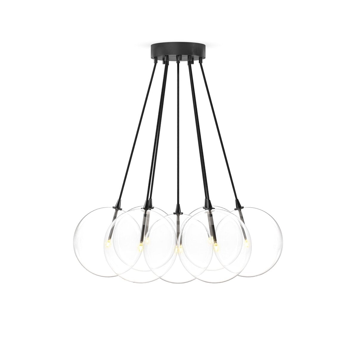 Evelyn 52" Linear Chandelier - Antiqued Iron